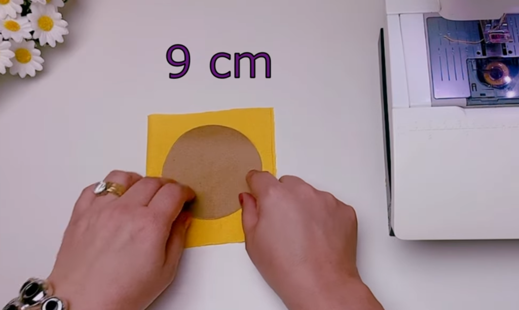 Çiçek Tutacak için 9 cm Daire