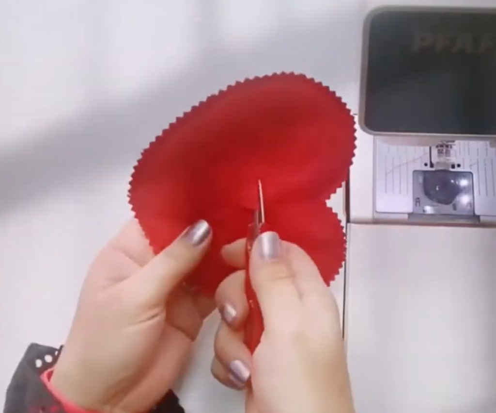 Kalp Şeklinde Rengarenk Patchwork Bardak Altlığı