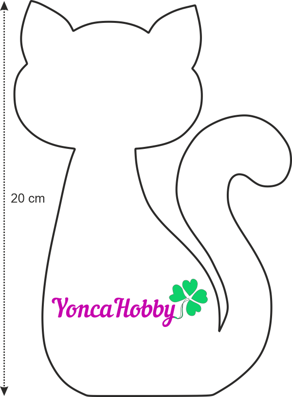 Oyuncak Kedi - 20 cm
