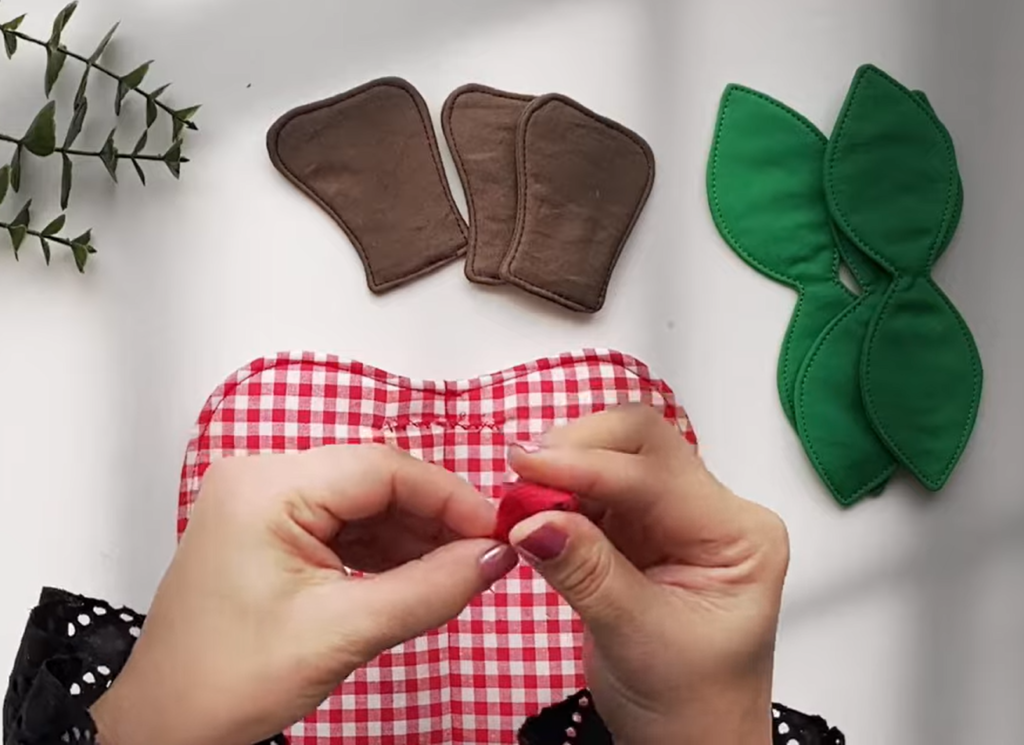 Elma Şeklinde Tutacak - Pot Holder